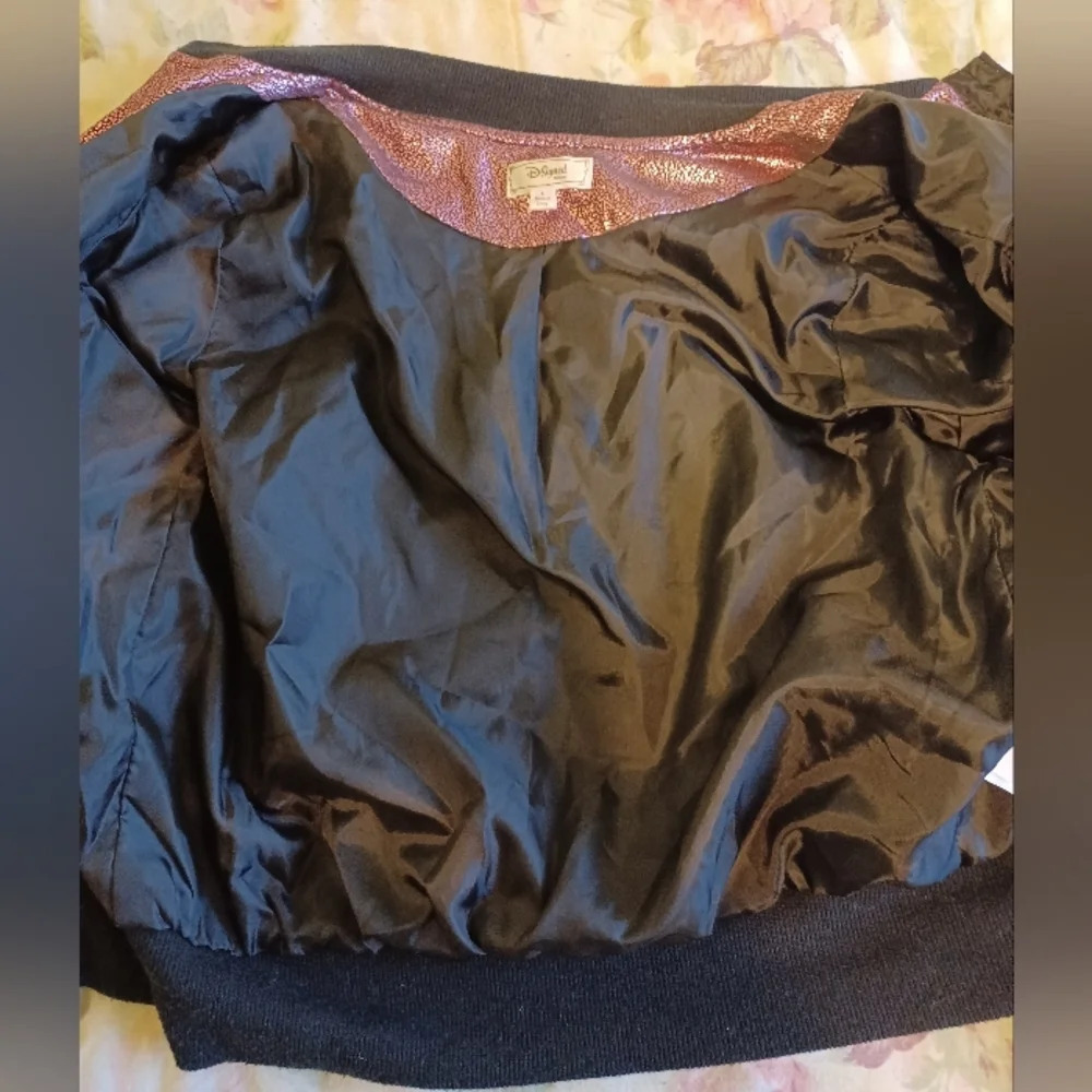 D-Signed Disney Sparkly Pink Bomber Jacket - Picture 7 of 9